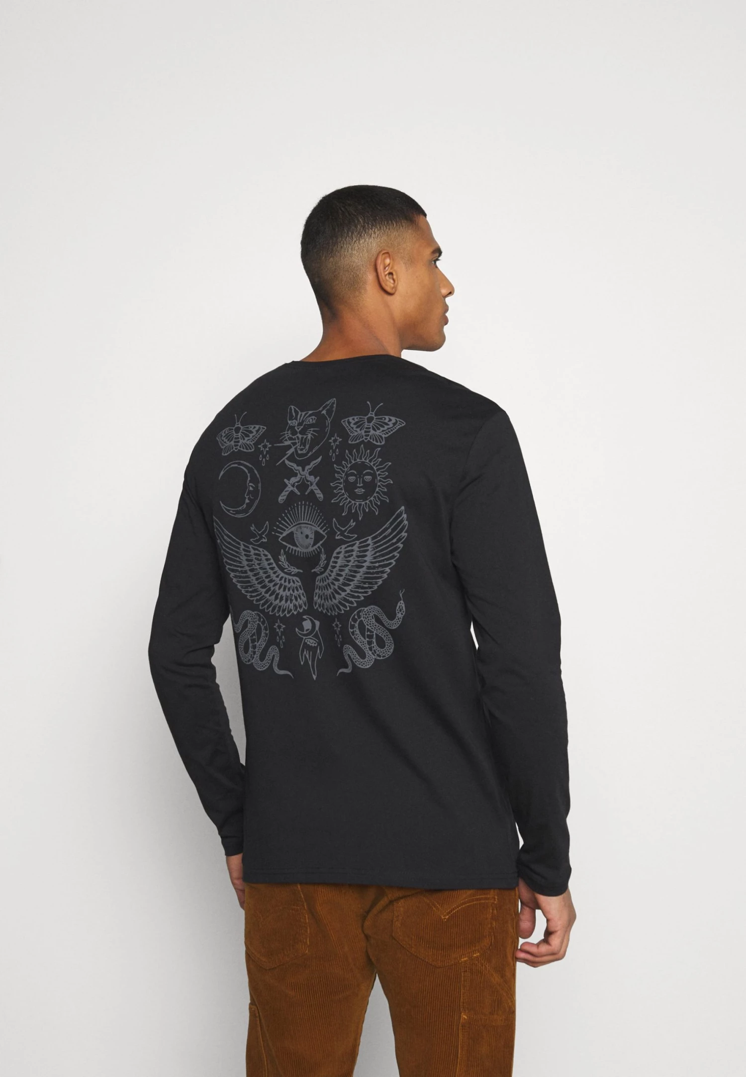 Meilleur prix 🧨 YOURTURN Se Vend Bas Prix UNISEX - T-shirt à manches longues t shirt Col rond all 🎉 5 Meilleur prix 🧨 YOURTURN Se Vend Bas Prix UNISEX - T-shirt à manches longues t shirt Col rond all 🎉 – Image 3