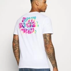 Bon marché 🛒 YOURTURN Prix Refroidis UNISEX - T-shirt imprimé - white t shirt Col rond all 🔔