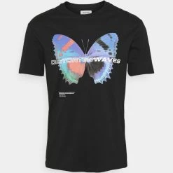 Budget 🎁 YOURTURN UNISEX - T-shirt imprimé Meilleure qualité t shirt Col rond all 😀