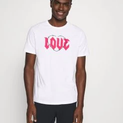 Sortie 🛒 YOURTURN UNISEX - T-shirt imprimé excellente qualité t shirt Col rond all 🧨