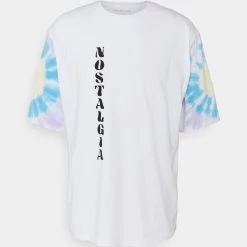 Grosses soldes 👍 YOURTURN TIE DYE SLEEVES UNISEX - T-shirt imprimé Prix Accessible t shirt Col rond all 👍