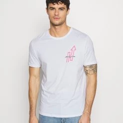 Vente flash ⌛ YOURTURN T-shirt imprimé Rabais t shirt Col rond all 💯