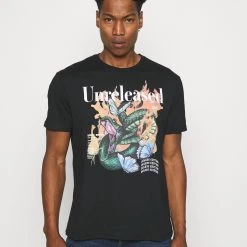 Vente flash 😀 YOURTURN Prix Incroyables UNISEX - T-shirt imprimé t shirt Col rond all 👍