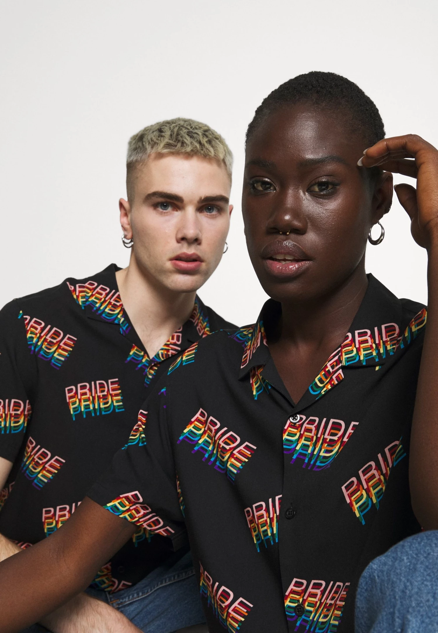 Meilleur prix 🤩 YOURTURN Prix Réduit PRIDE UNISEX - Chemise shirt Col revers all 🎁 6 Meilleur prix 🤩 YOURTURN Prix Réduit PRIDE UNISEX - Chemise shirt Col revers all 🎁 – Image 4