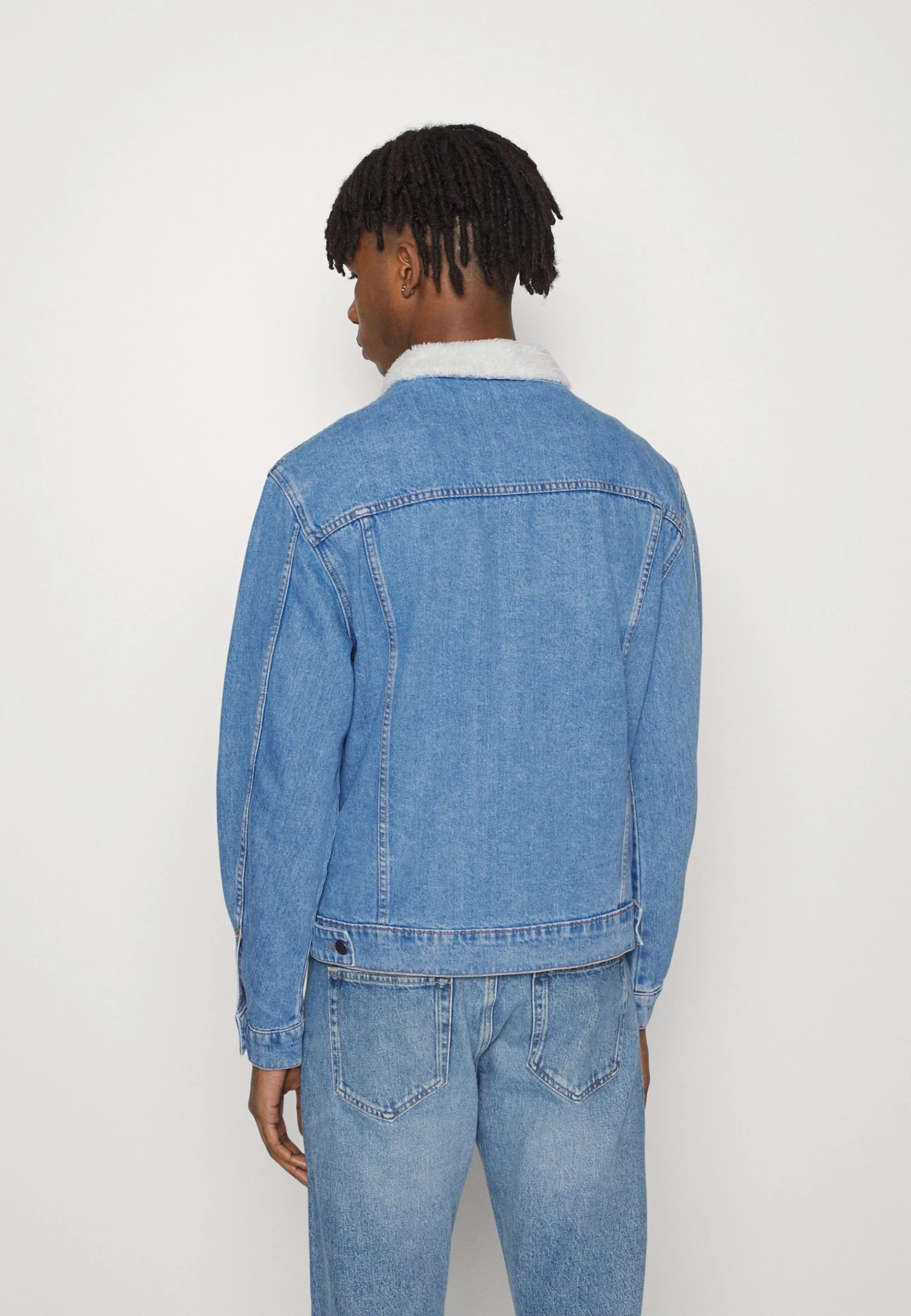 Acheter 😀 YOURTURN UNISEX - Veste en jean Bonne Qualité coat Col doublé all ❤️ 5 Acheter 😀 YOURTURN UNISEX - Veste en jean Bonne Qualité coat Col doublé all ❤️ – Image 3