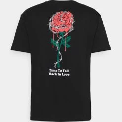 Tout neuf 🎁 YOURTURN Prix Malin ROSE AND BARBED WIRE UNISEX - T-shirt imprimé t shirt Col rond all 👍 -YOURTURN Soldes 2022 c0830523c42f437ba333c43a2b436532 scaled