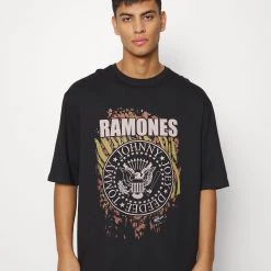 Meilleure vente ✔️ YOURTURN RAMONES TEE UNISEX - T-shirt imprimé Soldes t shirt Col rond all 🧨